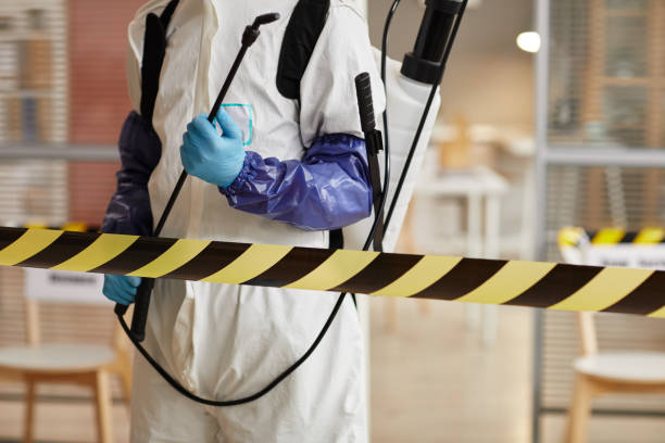 Professional Crime Scene Cleanup technician working in Crestline, CA